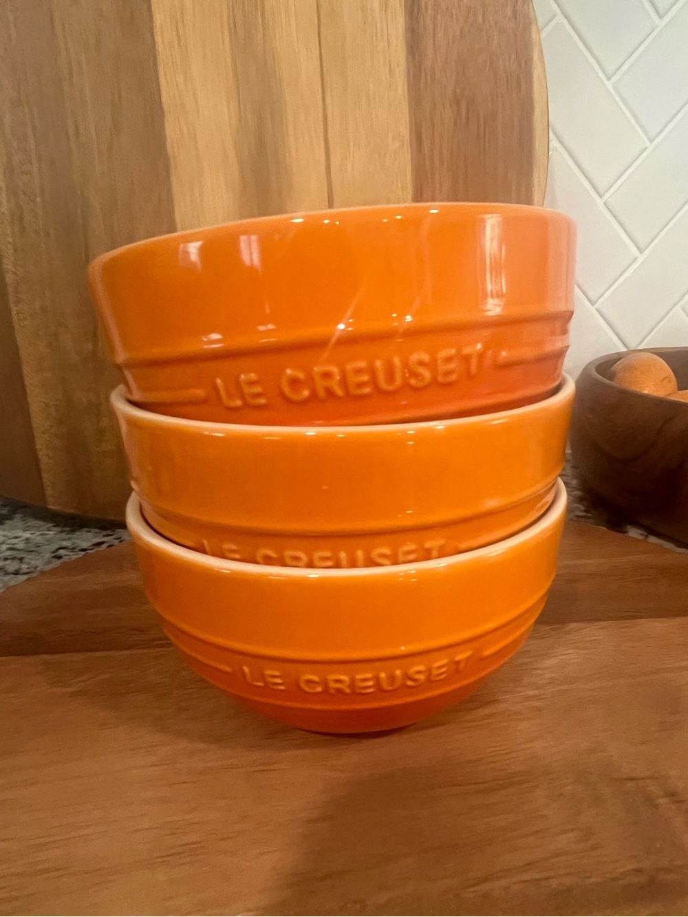 Le Creuset Flame rice bowls